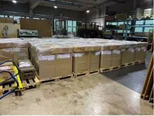 2 - Delivery of the first work cases within the 4 Log Bn 3 2 Delivery of the first work cases within the 4 Log Bn